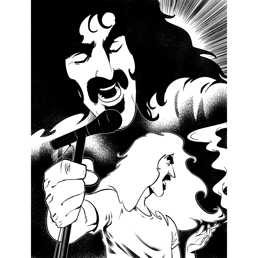 Frank Zappa Coloring Book