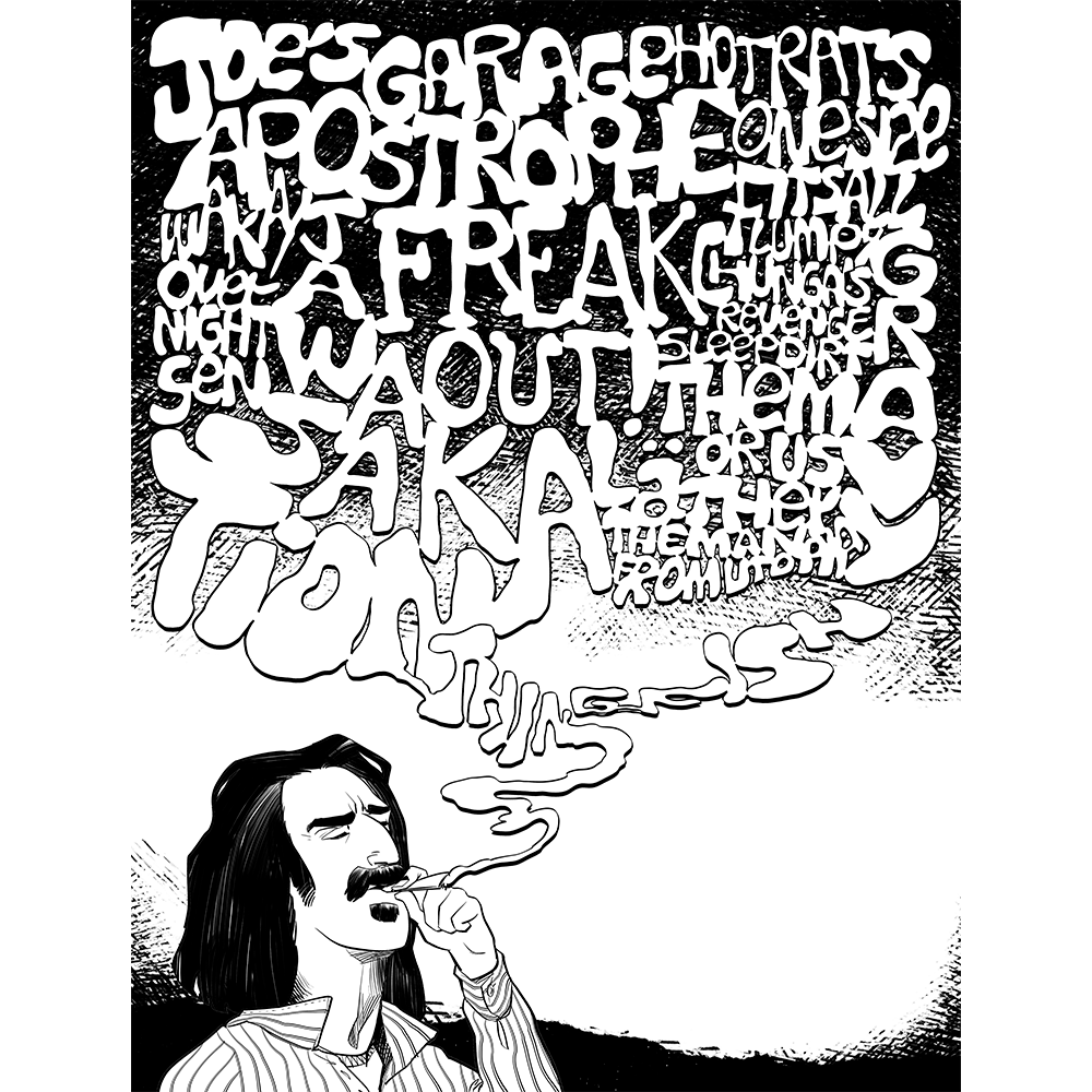 Frank Zappa Coloring Book