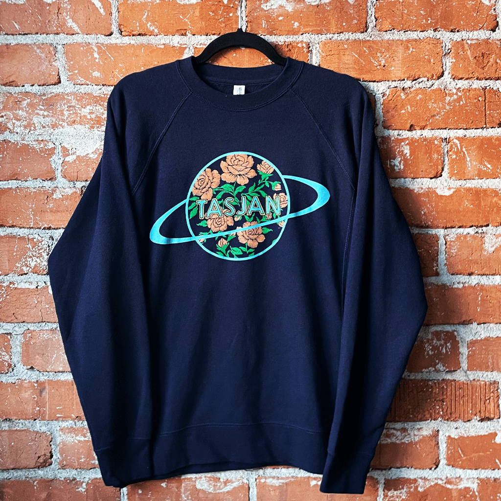 Space Floral Navy Sweatshirt