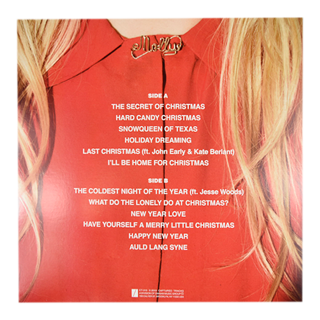 Signed The Molly Burch Christmas Album Candy Cane Vinyl