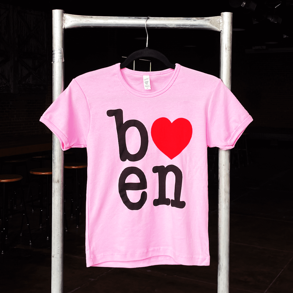 b❤️en Pink Baby Rib T-Shirt