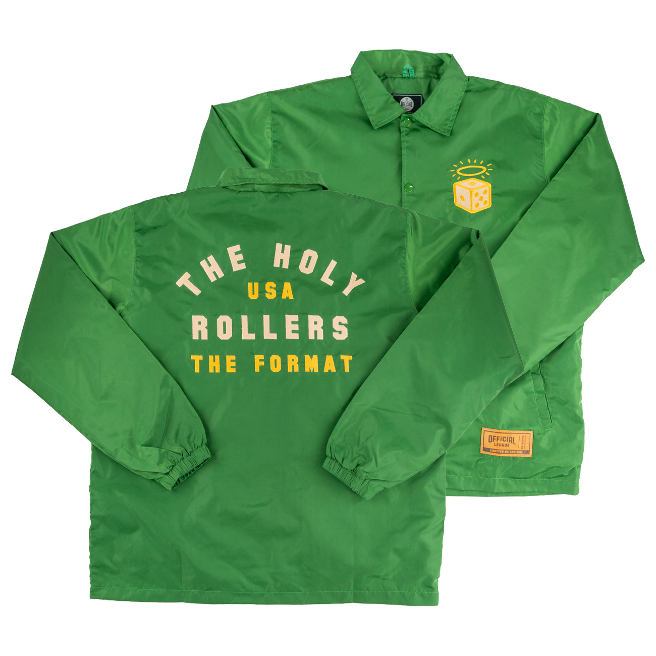 “Holy Rollers” Official League Green Skater Jacket