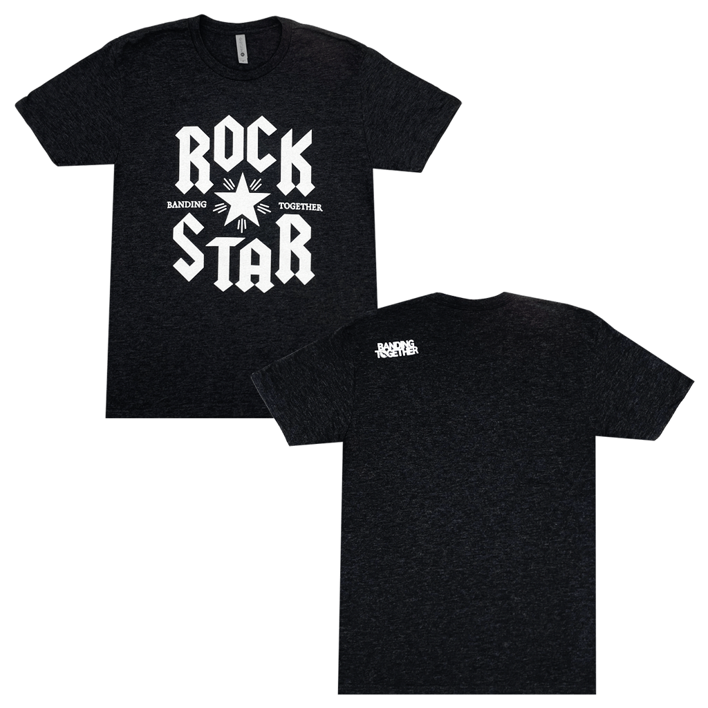 Rock Star Vintage Black T-Shirt
