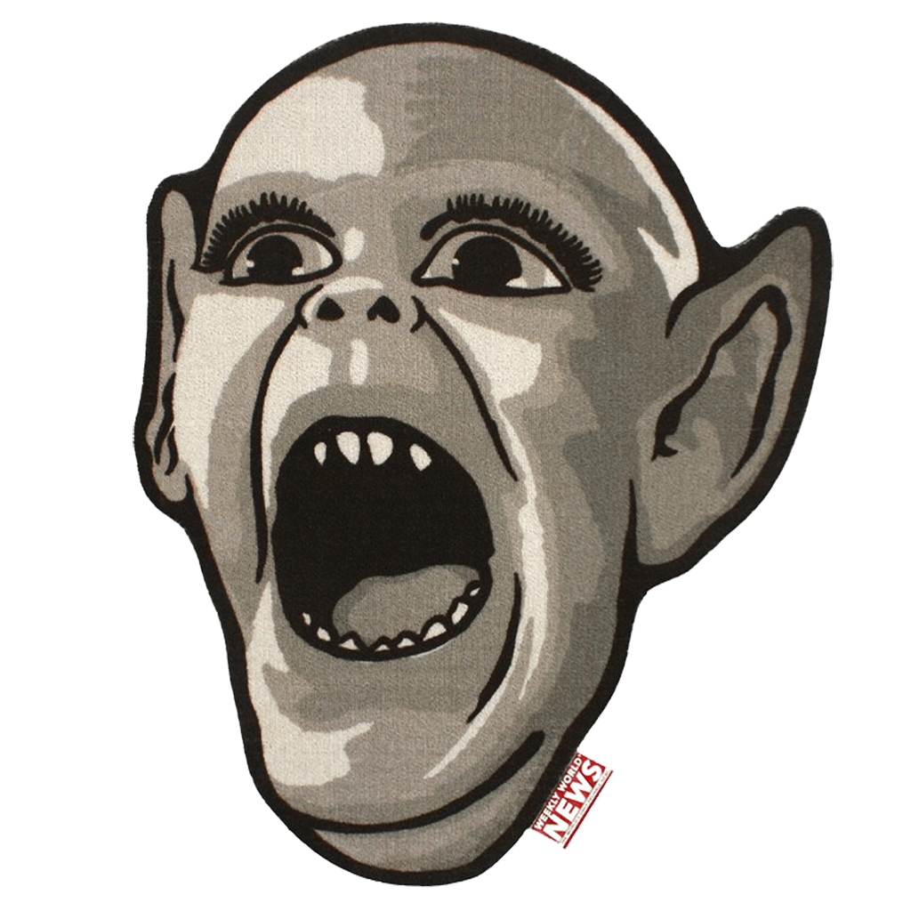 Weekly World News Bat Boy Face Rug