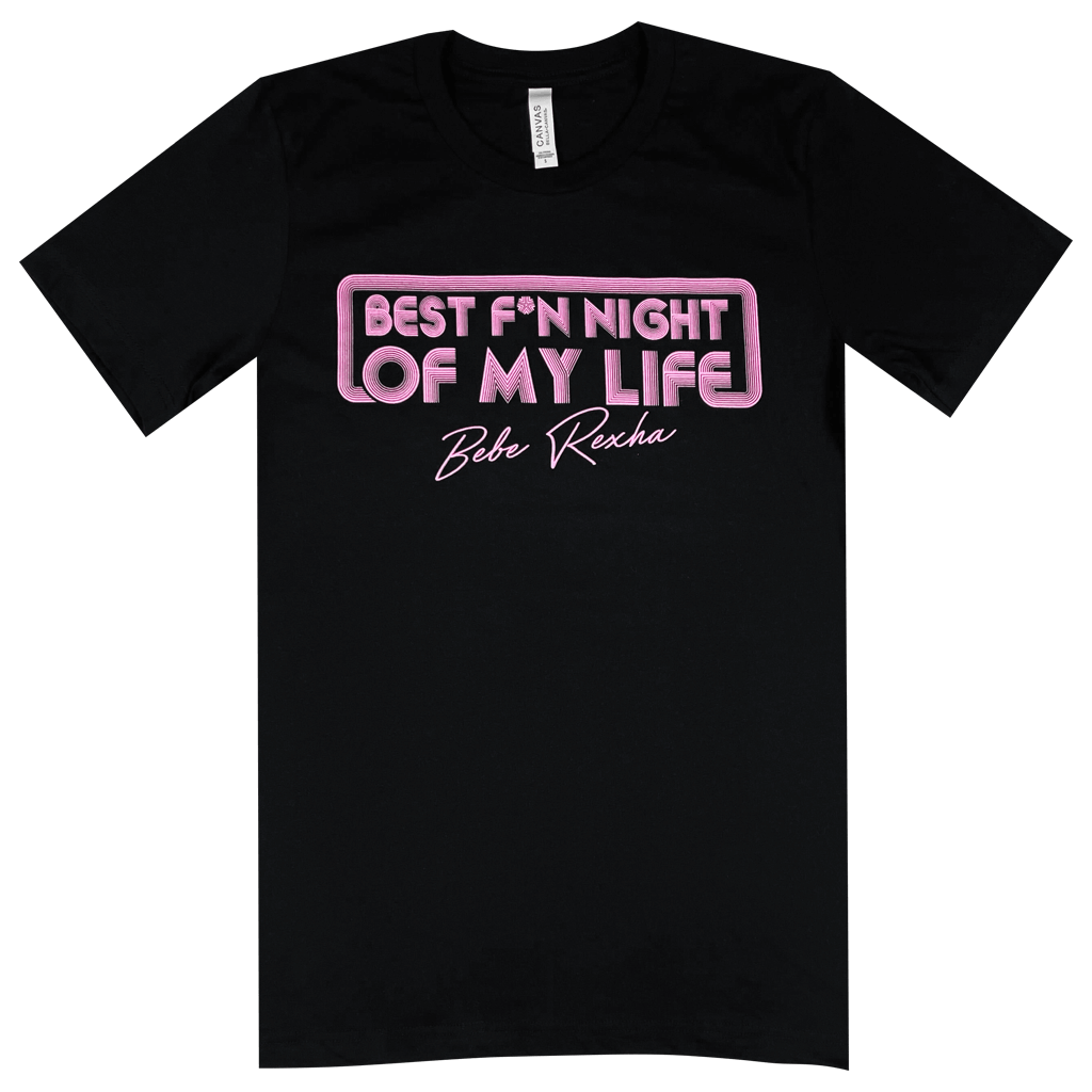 Best F*n Night Tour Black T-Shirt