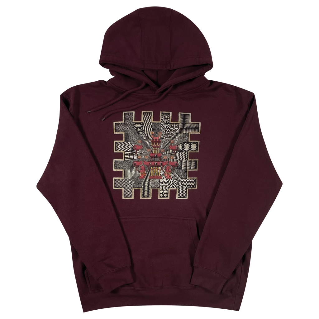 Temple of Dreams Limited Edition Maroon Hoodie