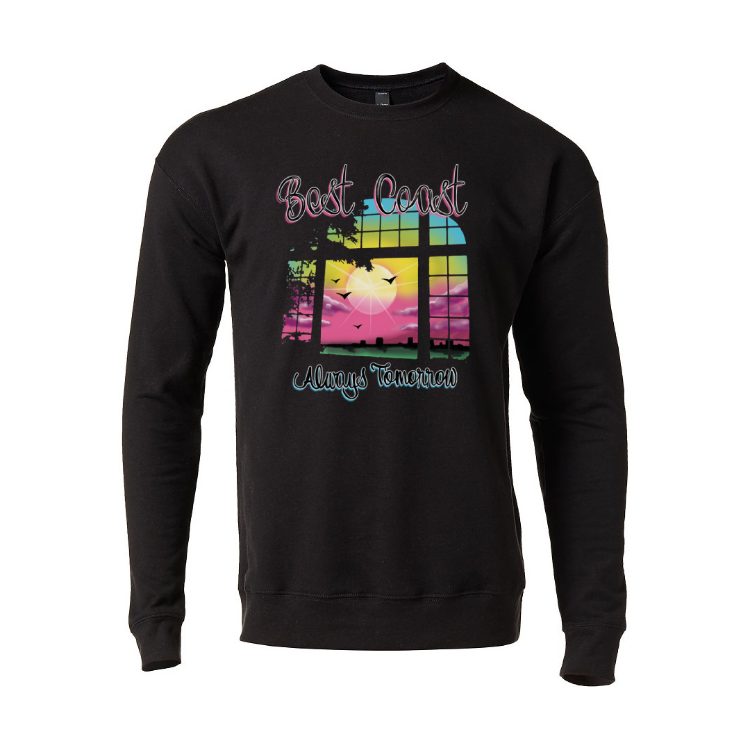 Airbrush Black Sweatshirt