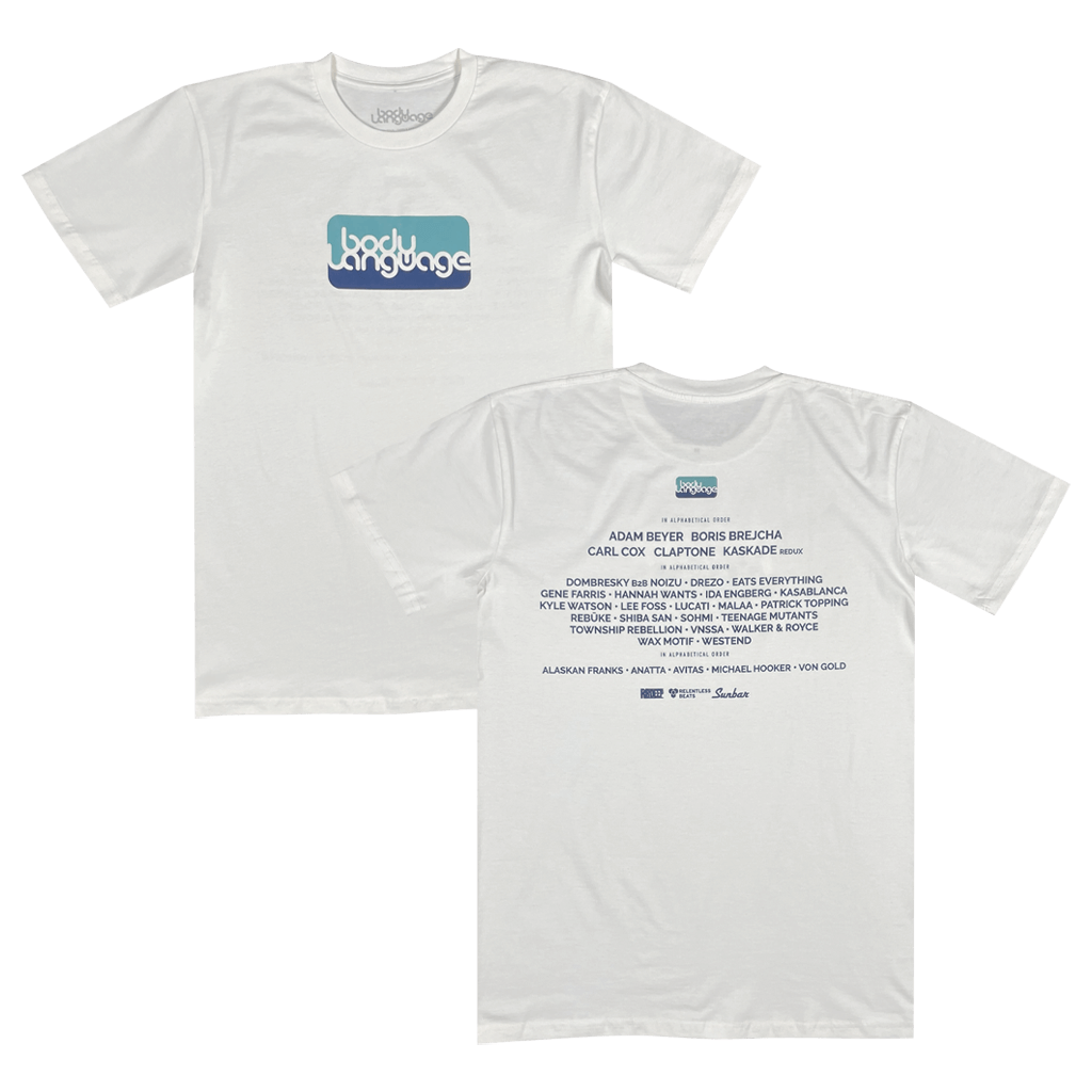 Body Language 2022 Lineup White T-Shirt