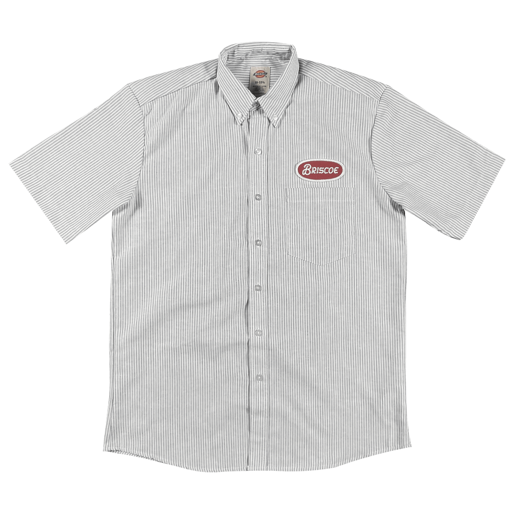 Logo Patch Oxford Button Down T-Shirt