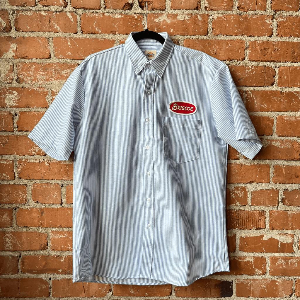 Logo Patch Oxford Button Down T-Shirt