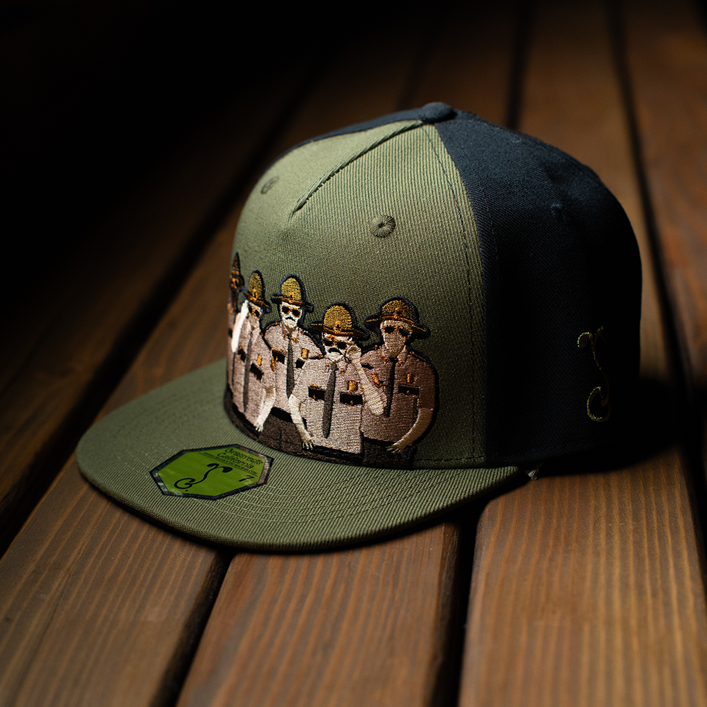Super Troopers x Grassroots Green Fitted Hat