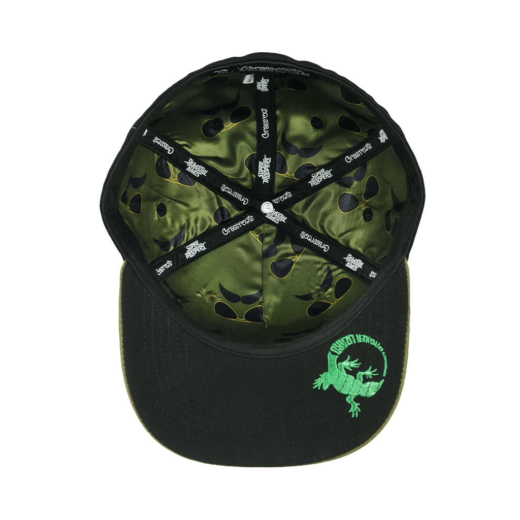 Super Troopers x Grassroots Green Fitted Hat