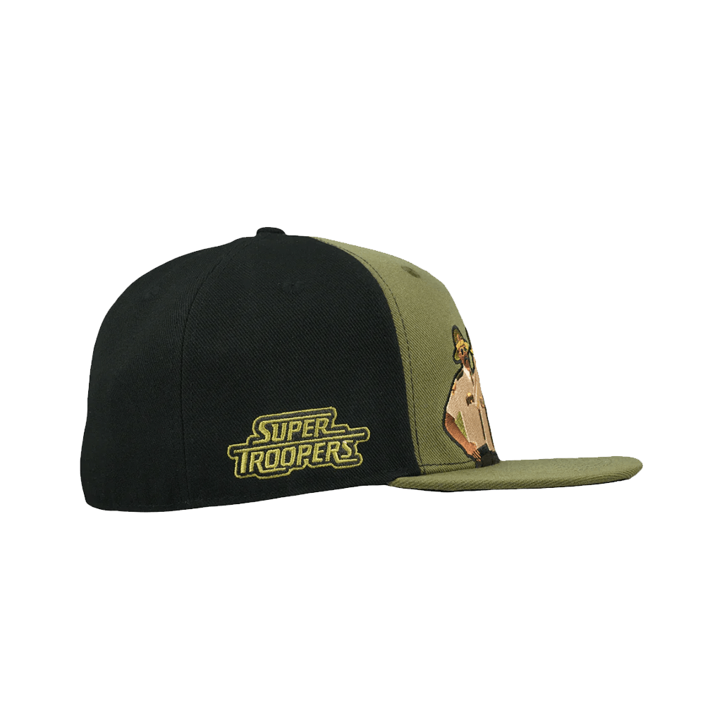 Super Troopers x Grassroots Green Fitted Hat