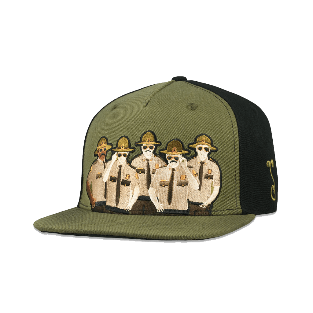 Super Troopers x Grassroots Green Fitted Hat