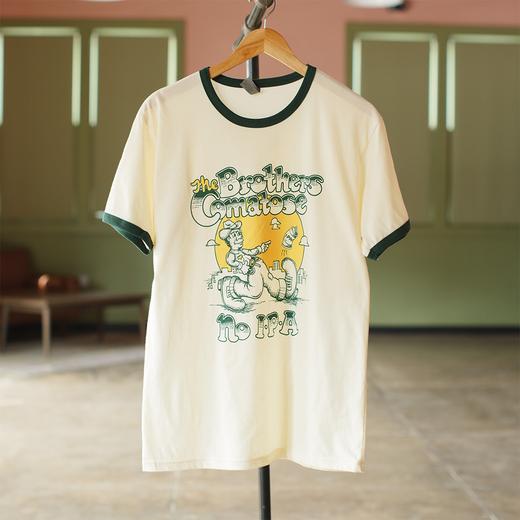 No IPA Green Ringer T-Shirt