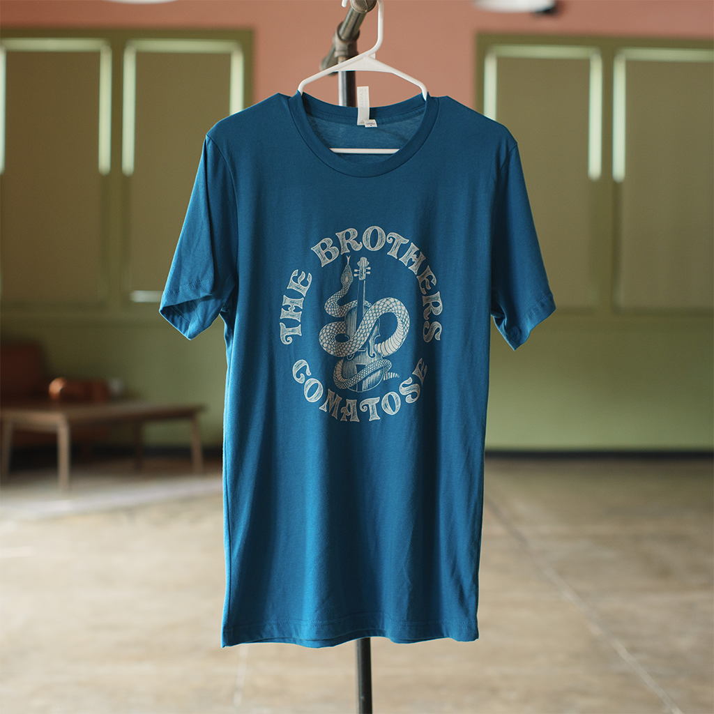 Fiddle Snake Deep Teal T-Shirt