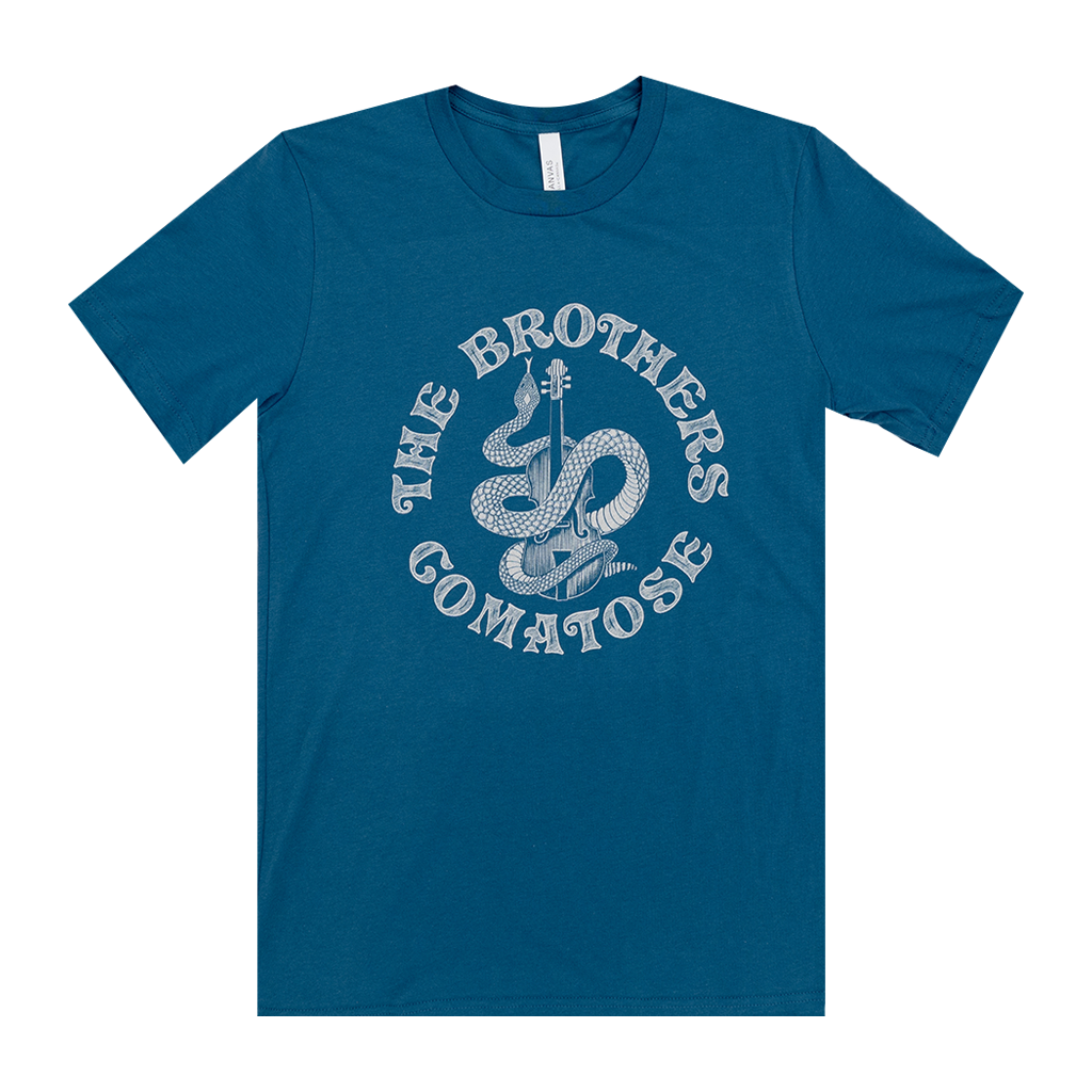 Fiddle Snake Deep Teal T-Shirt