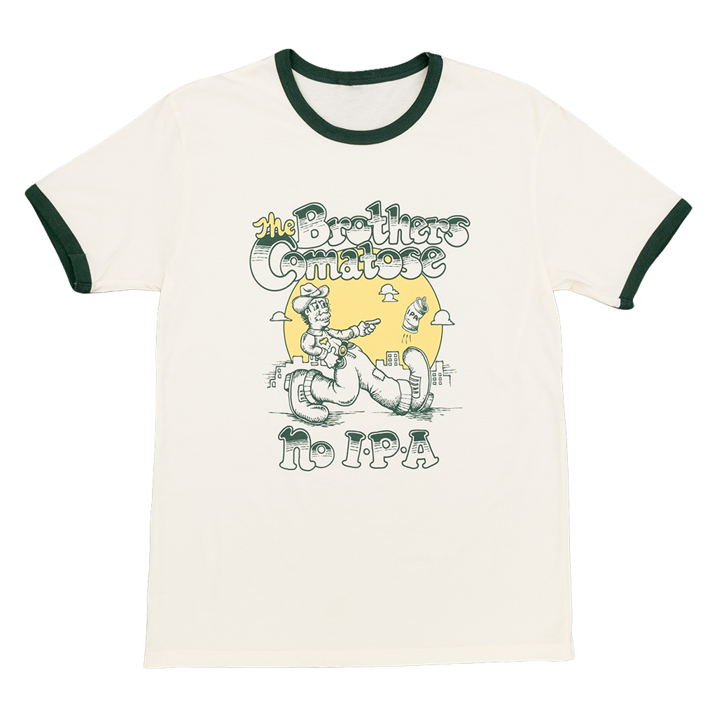 No IPA Green Ringer T-Shirt