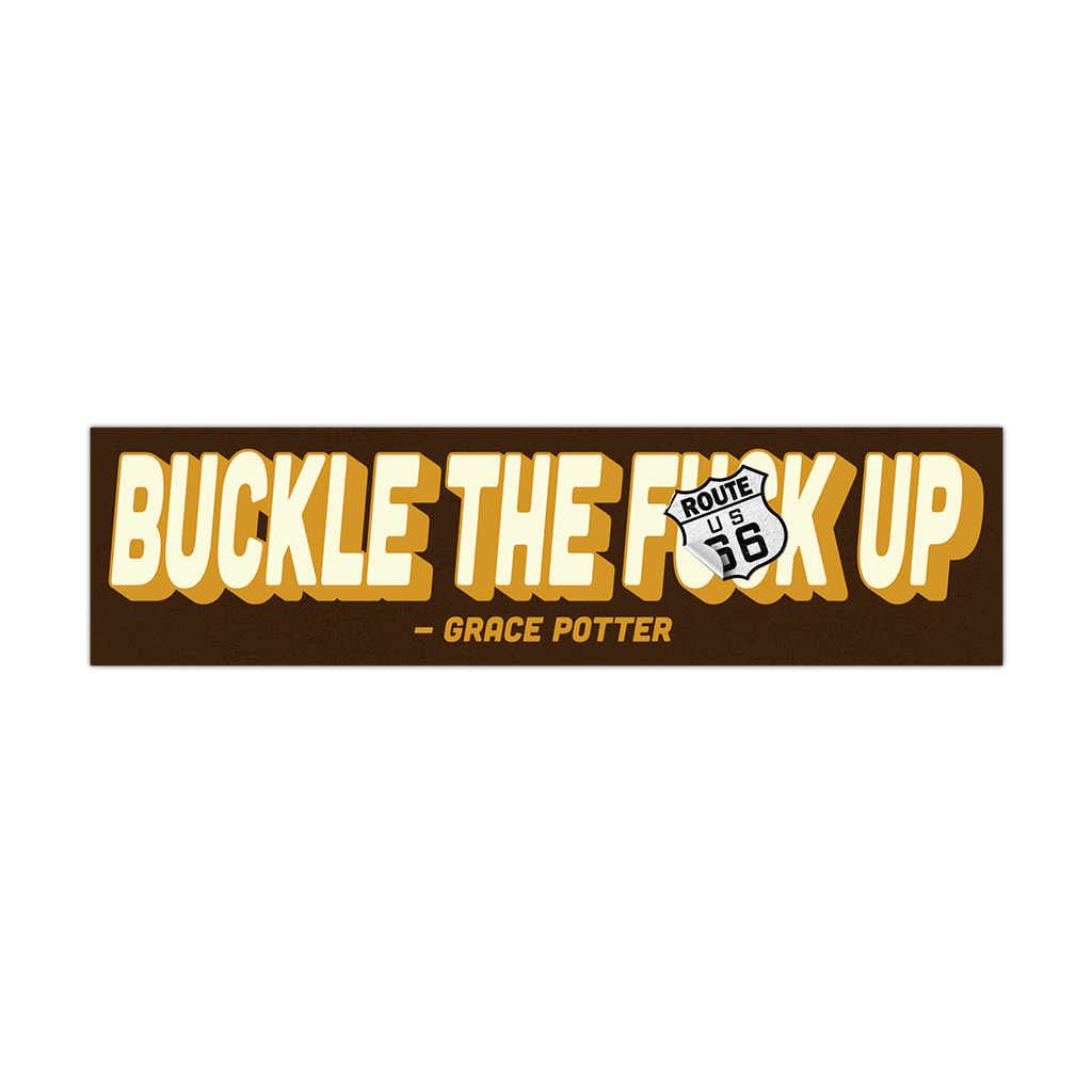 Buckle Up Sticker