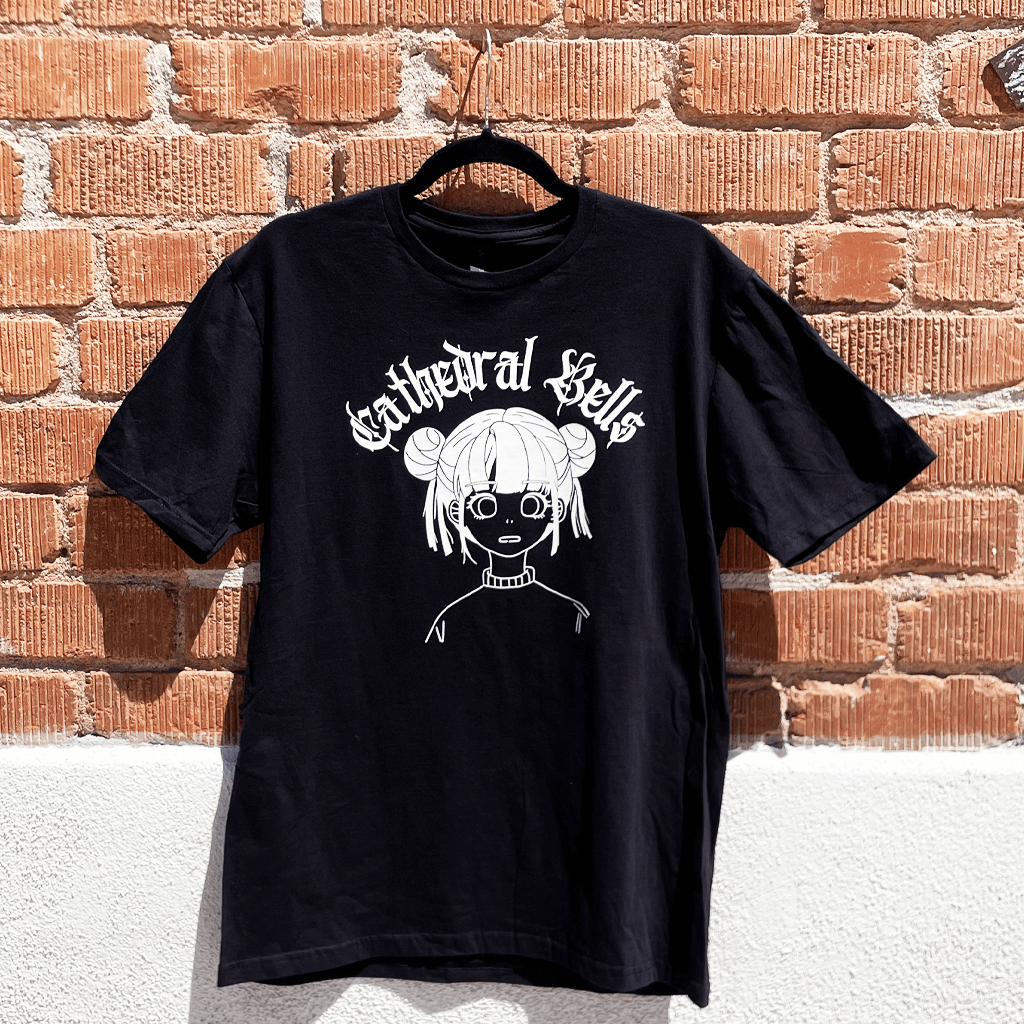Anime Girl Black T-Shirt