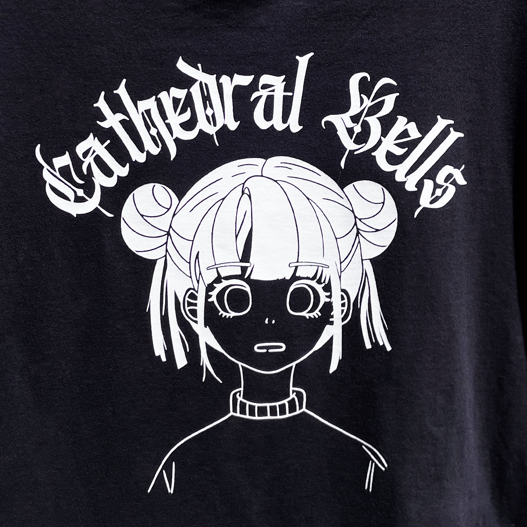 Anime Girl Black T-Shirt