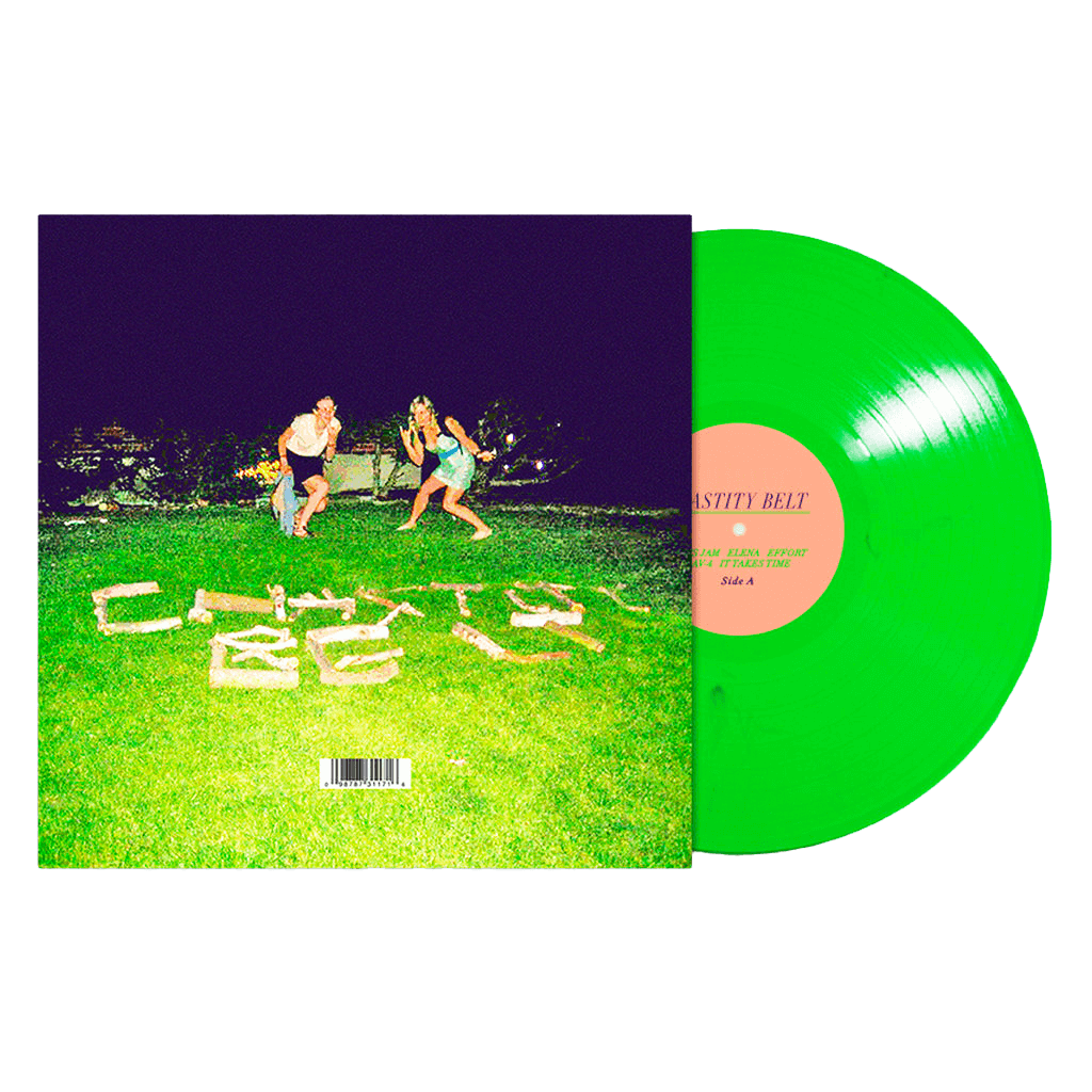 Chastity Belt 12" Green Vinyl