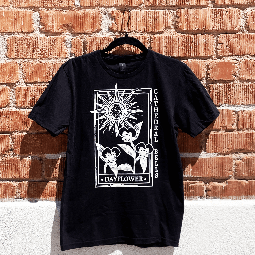 Dayflower Black T-Shirt