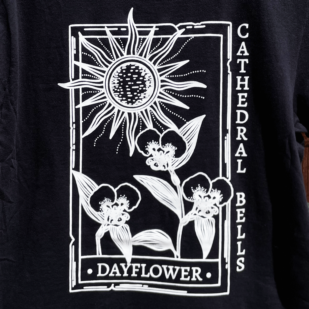 Dayflower Black T-Shirt