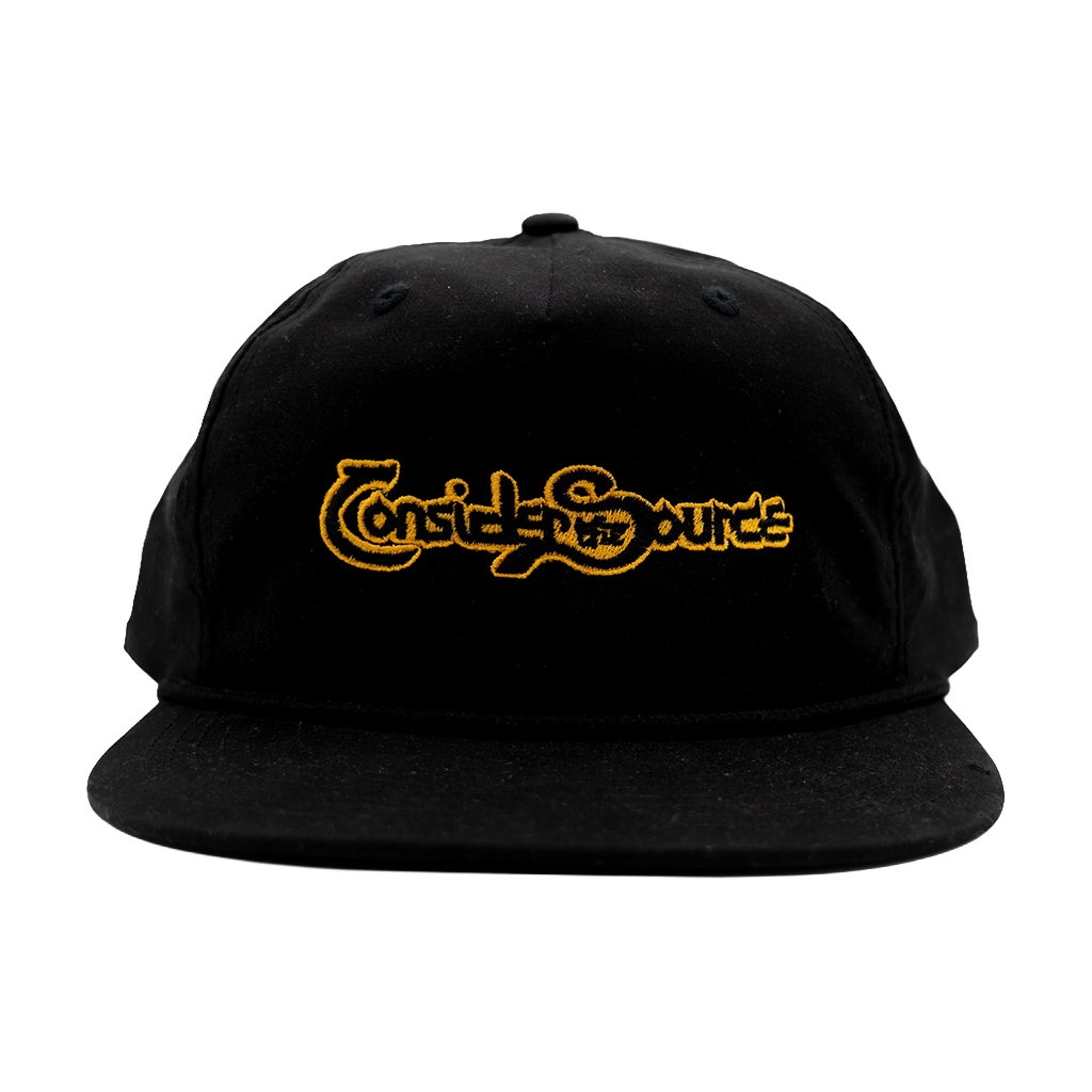 Black Classic Logo Snapback Hat