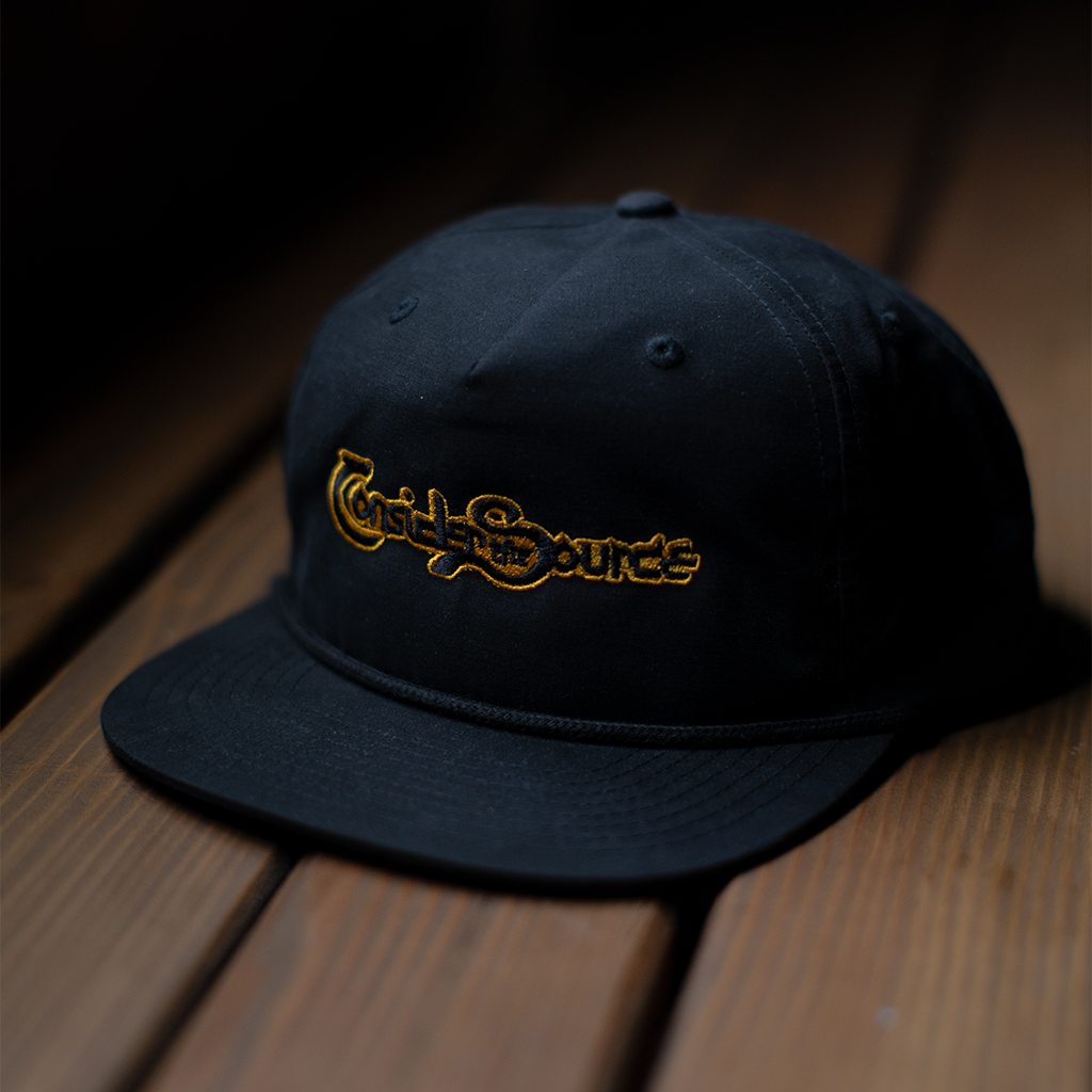 Black Classic Logo Snapback Hat