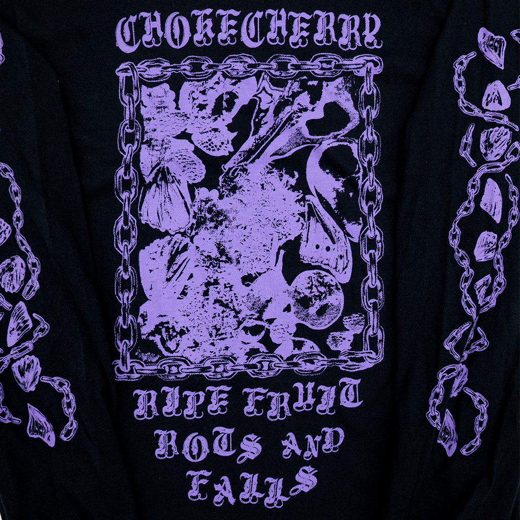 Ripe Fruit Rots and Falls Longsleeve (Black/Purple)