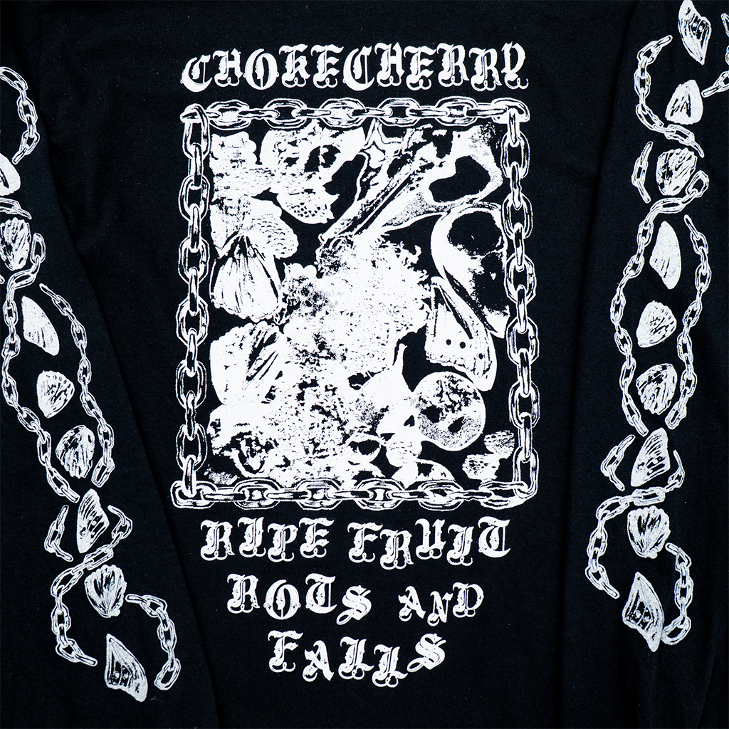 Ripe Fruit Rots and Falls Longsleeve (Black/White)