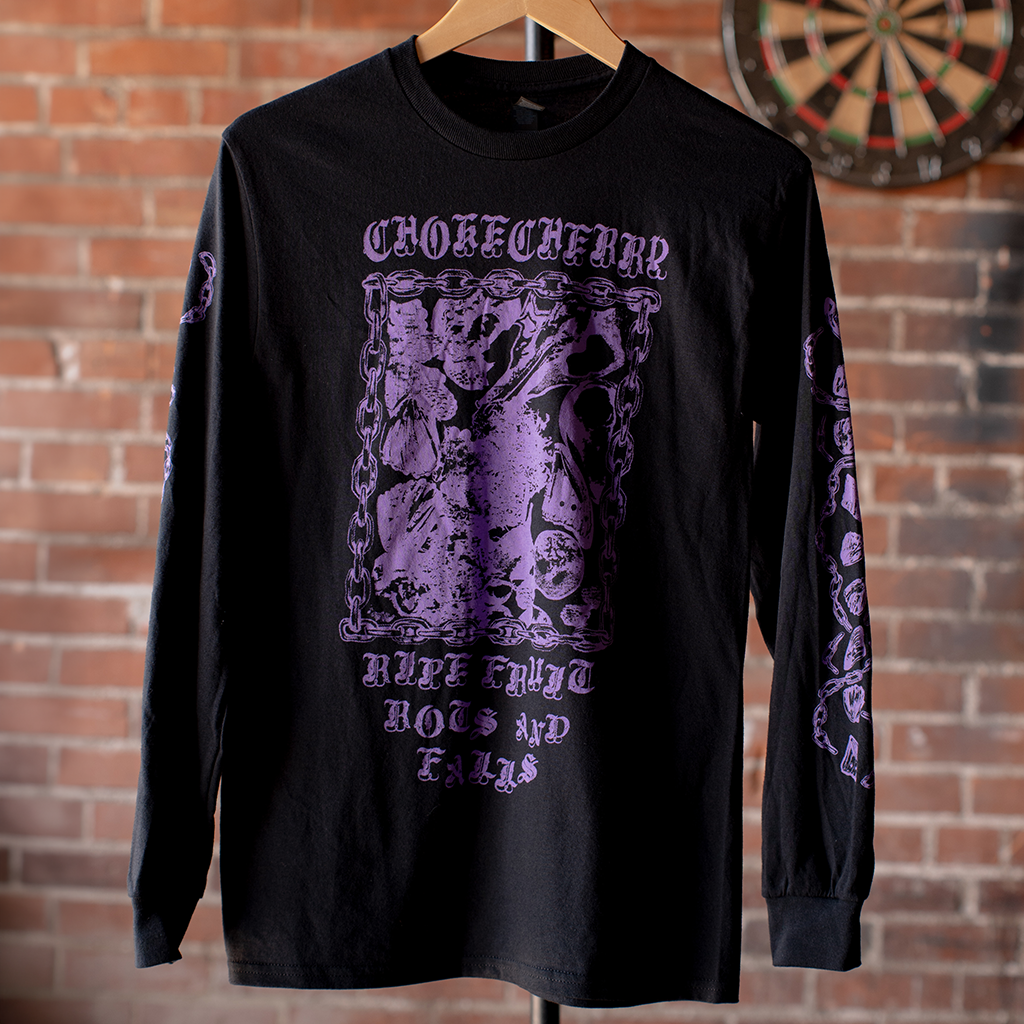 Ripe Fruit Rots and Falls Longsleeve (Black/Purple)