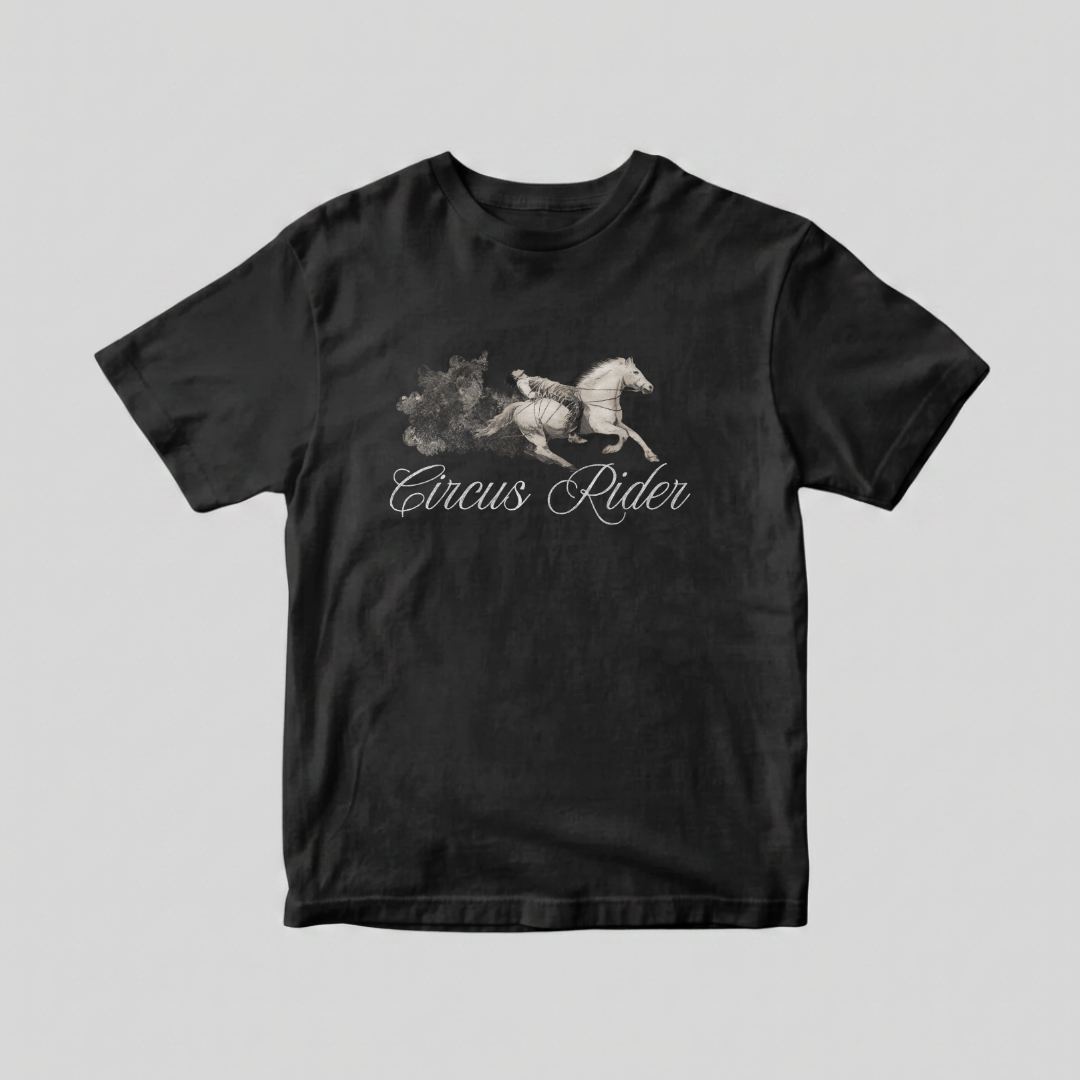 Circus Rider Black T-Shirt