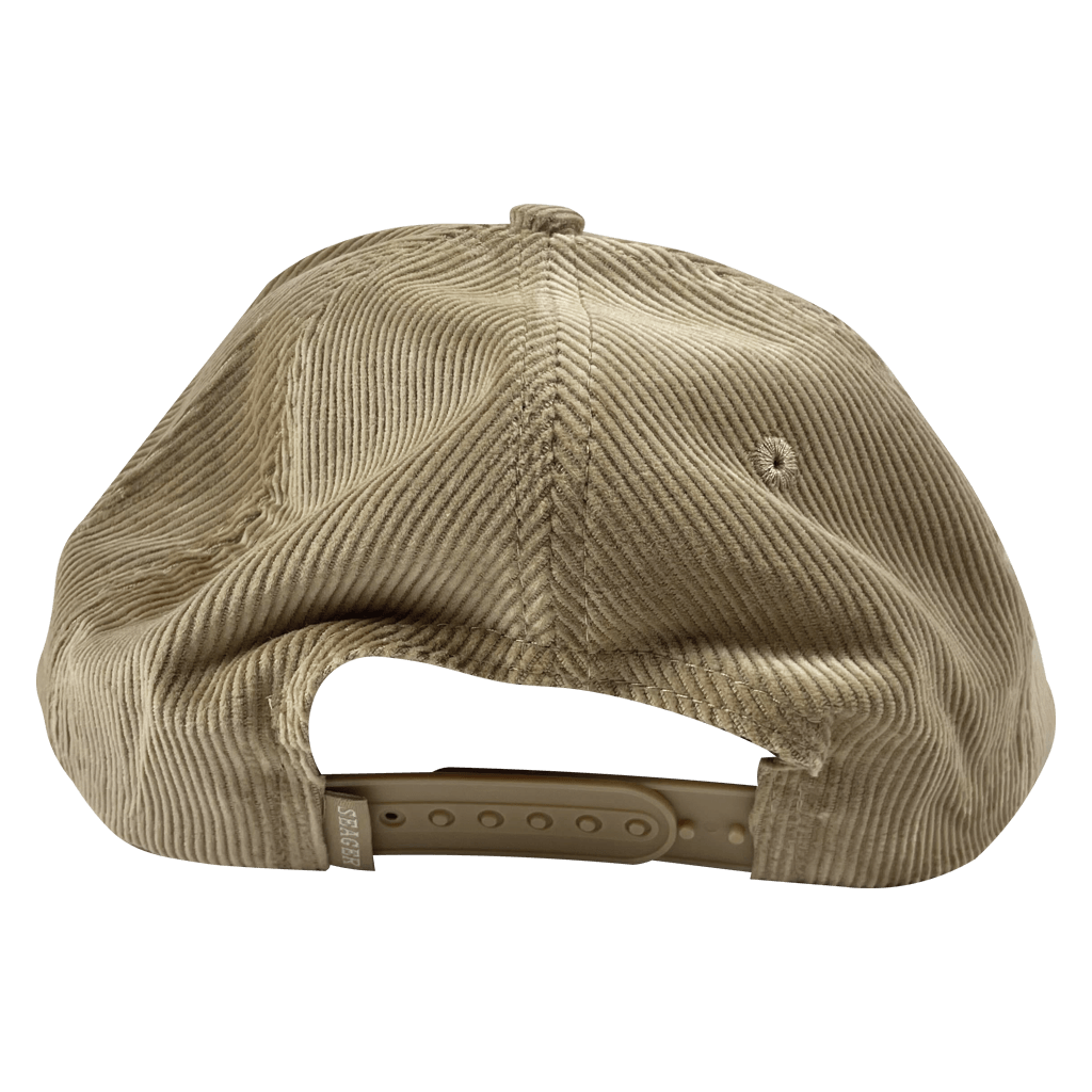 Corduroy Snapback Khaki Hat