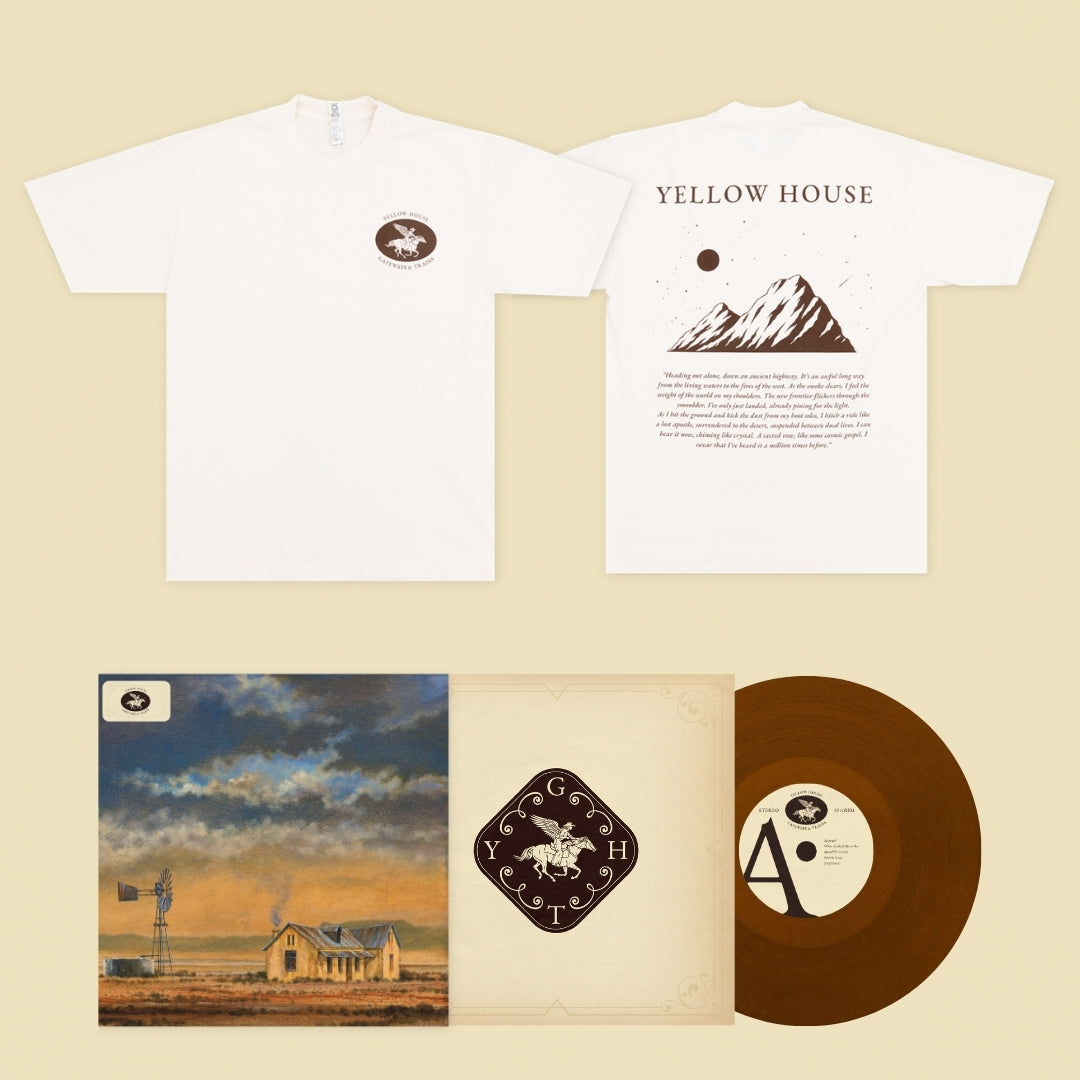 Gateways & Trains Vinyl + Creme T-Shirt Bundle