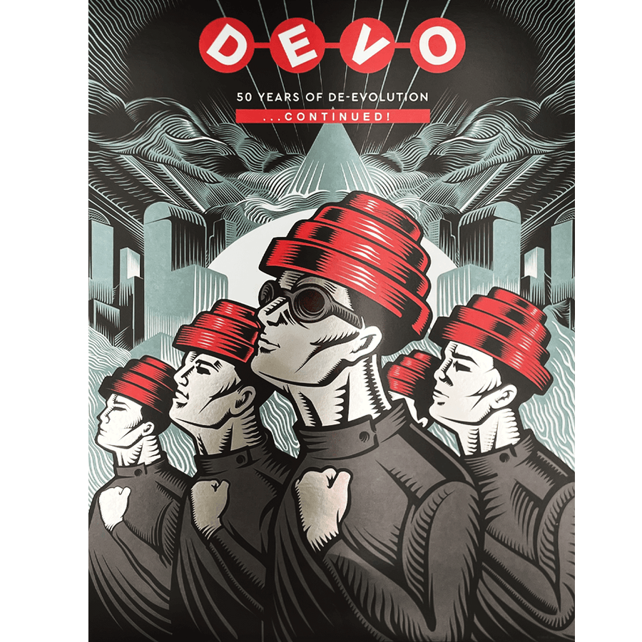 Devo - 50 Years of Devolution Reflective Tour Poster