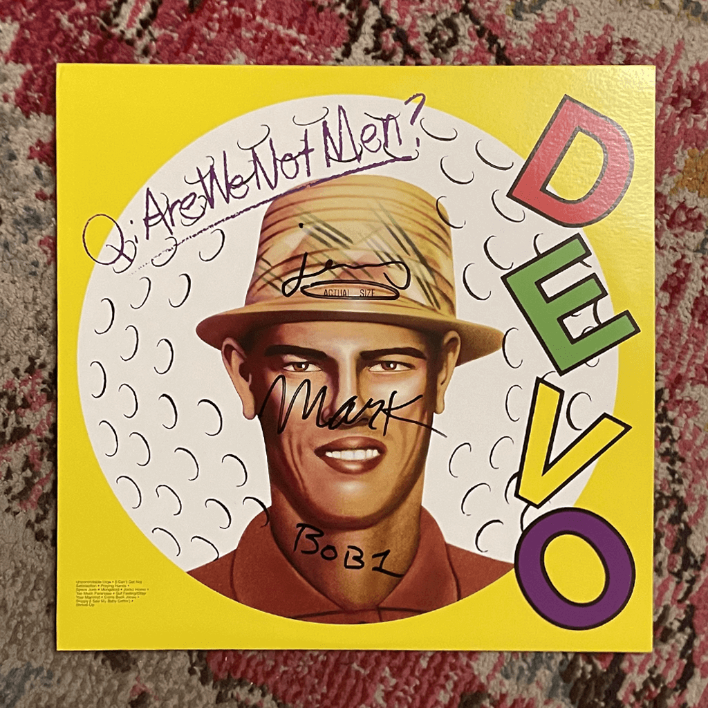 Q: Are We Not Men? A: We Are Devo! - Signed 12" White Vinyl