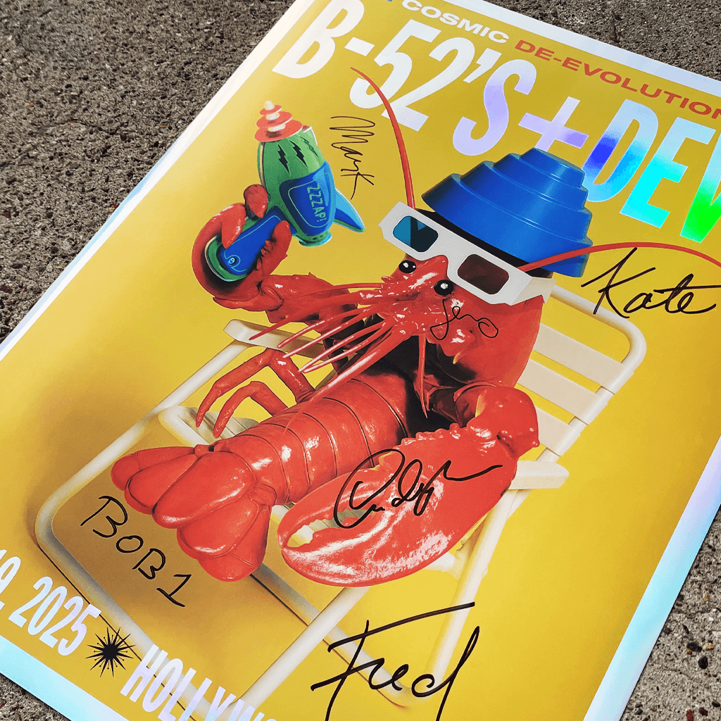 Lobster Foil Signed Poster