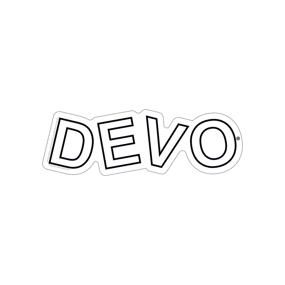 Devo - DEVO Outlined Logo Sticker