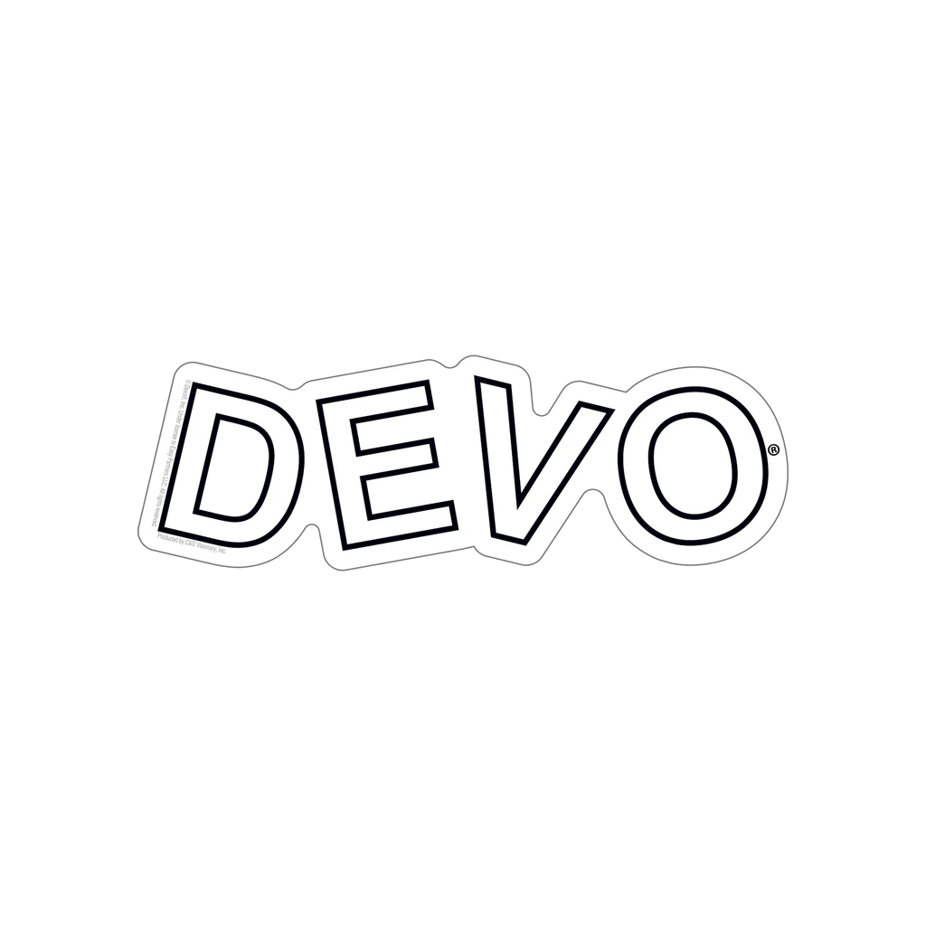 DEVO Outlined Logo Sticker