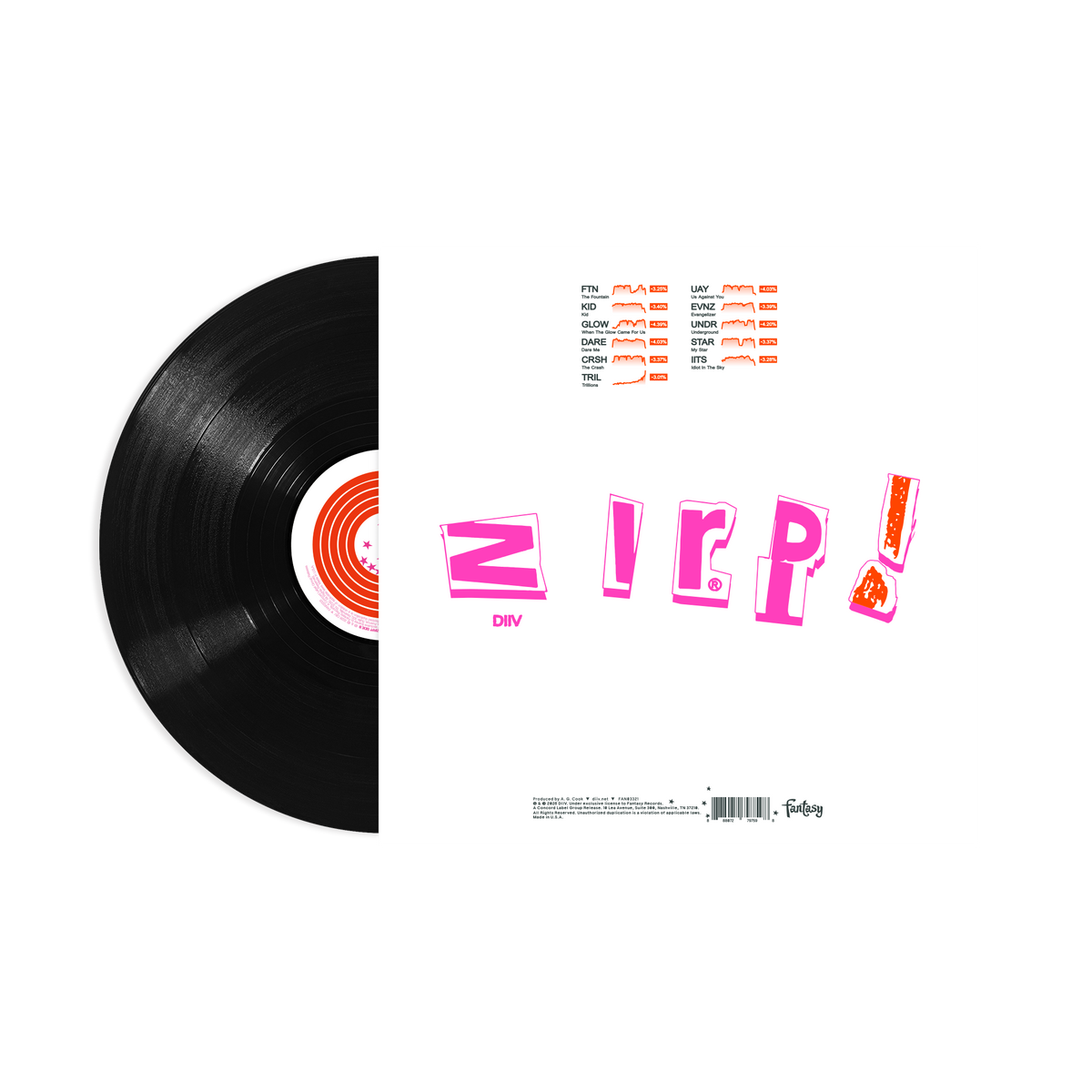 ZIRP! Black Vinyl