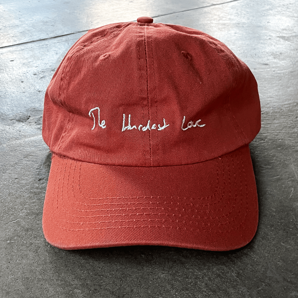 The Hardest Love Peach Dad Hat