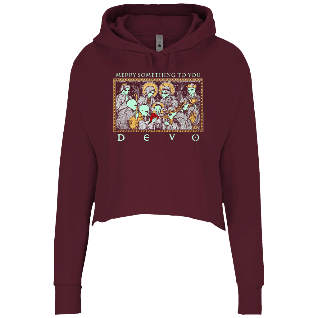 Devo - DEVOlved Nativity - Crop Hoodie
