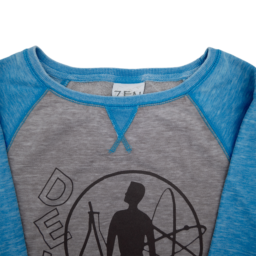 Science Boy Blue & Grey Women's Raglan