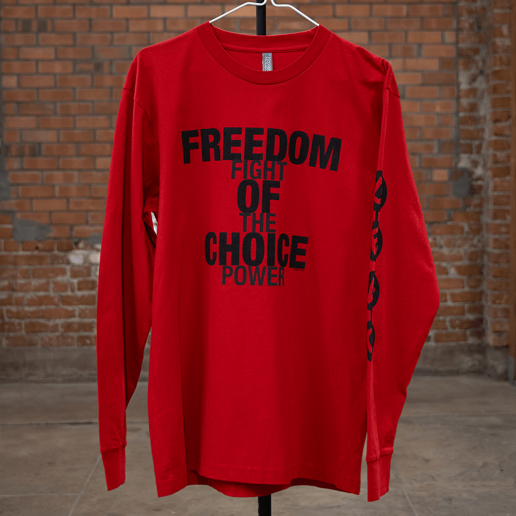 Freedom Of Choice Red Long Sleeve