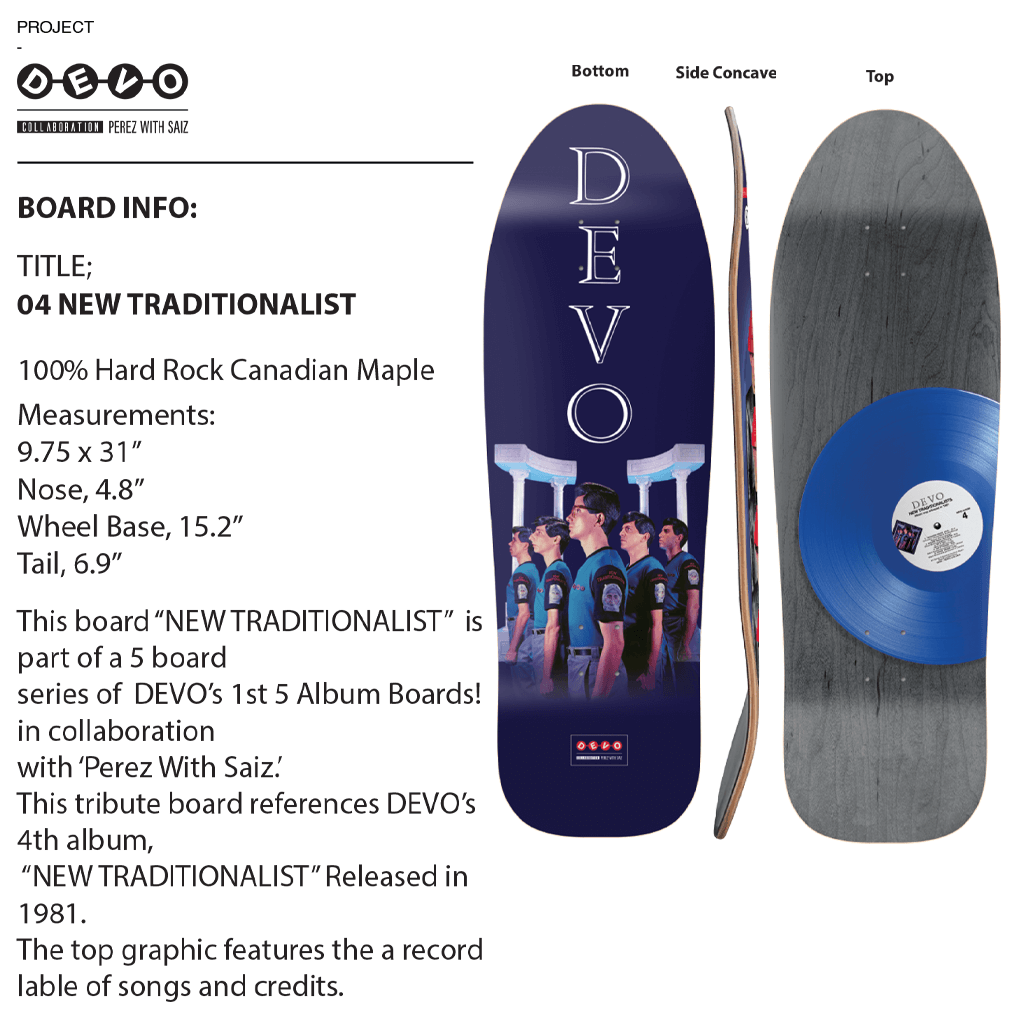 New Traditionalist Skate Deck