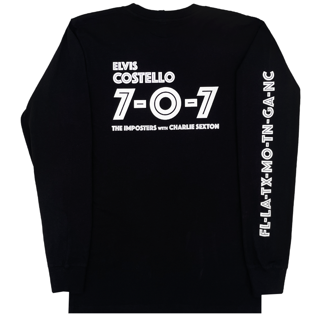 707 Crossroads Black Long Sleeve T-Shirt