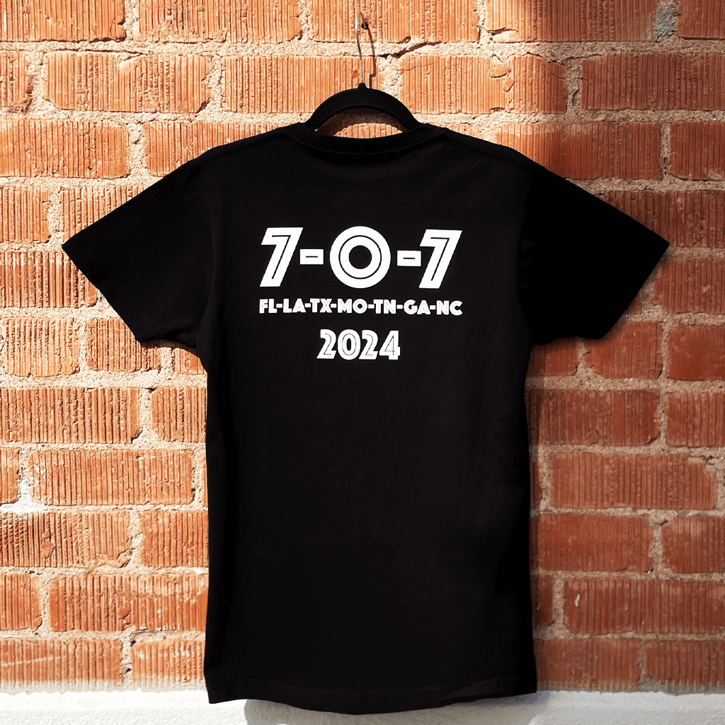 707 Black T-Shirt