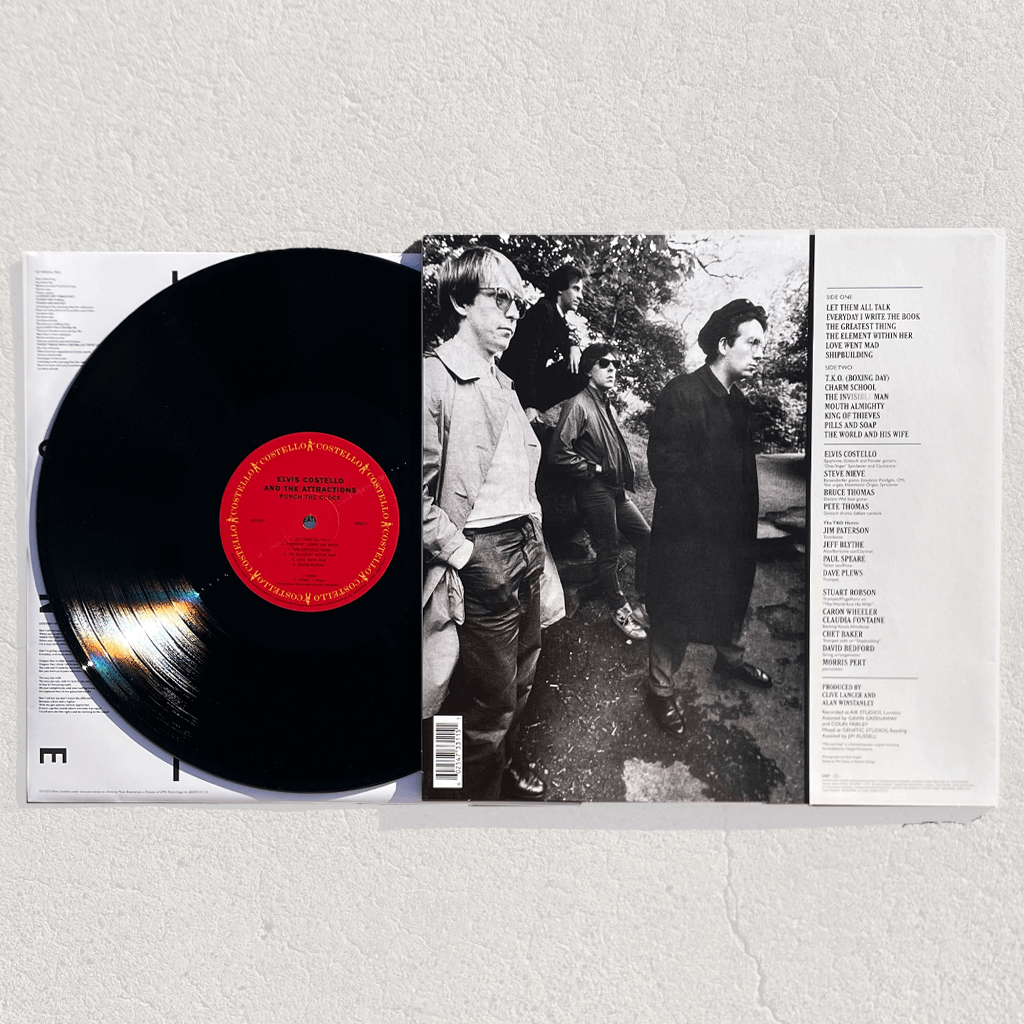 Punch The Clock - 12" Autographed Vinyl